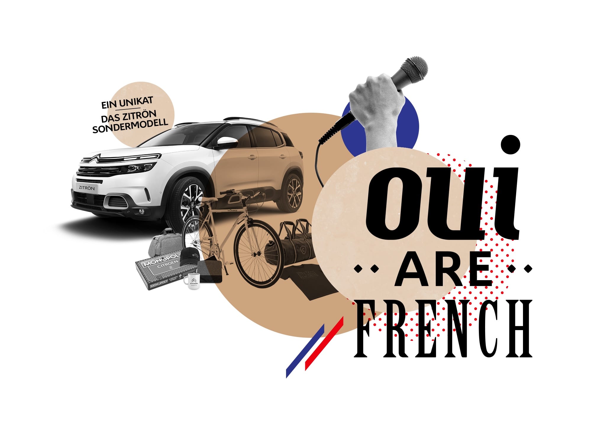 Citroen campaign collage visual