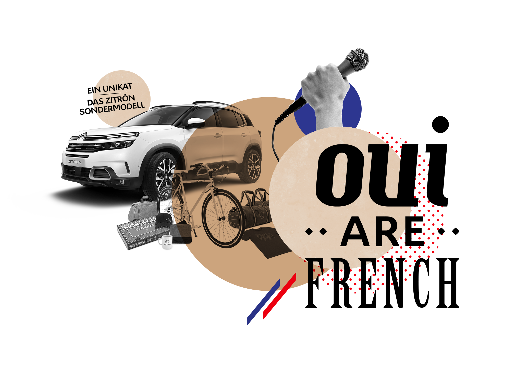 Citroen campaign collage visual