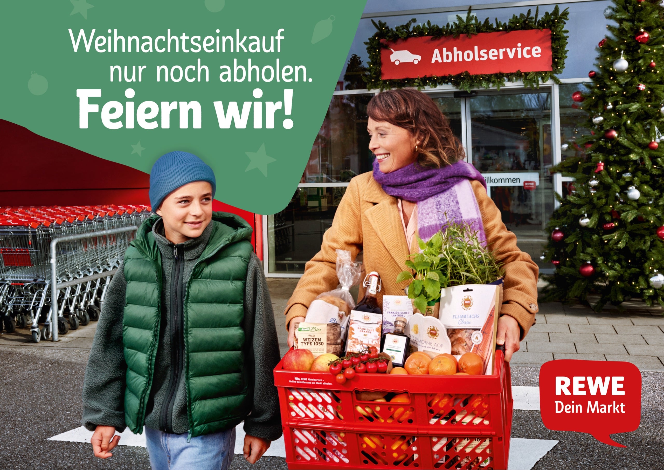 REWE X-MAS Campaign 2024 key visual